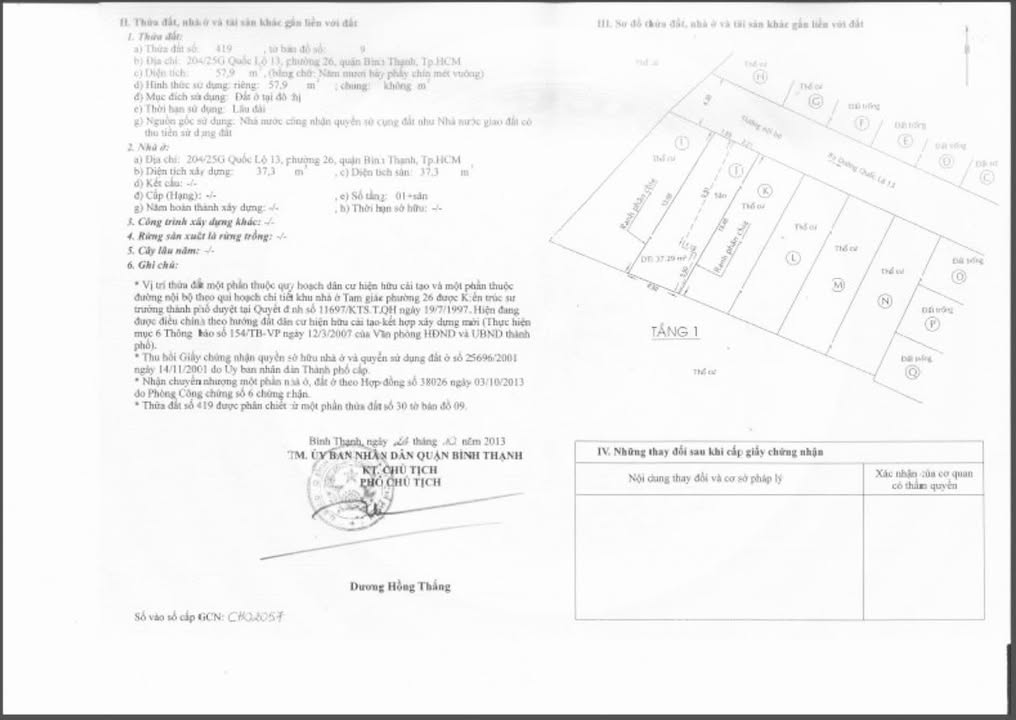 Đất nền Bình Thạnh 58m² - Ngay Công viên Tầm Vu, Hẻm Xe Tải Giá 7.3 Tỷ TL