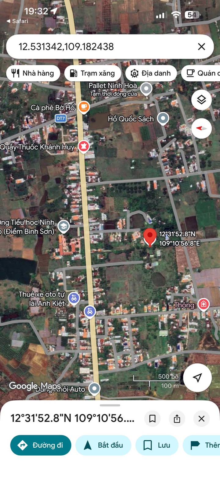 Đất nền Thôn Bình Sơn, Vạn Ninh - Sổ hồng 105m² thổ cư, 399 triệu