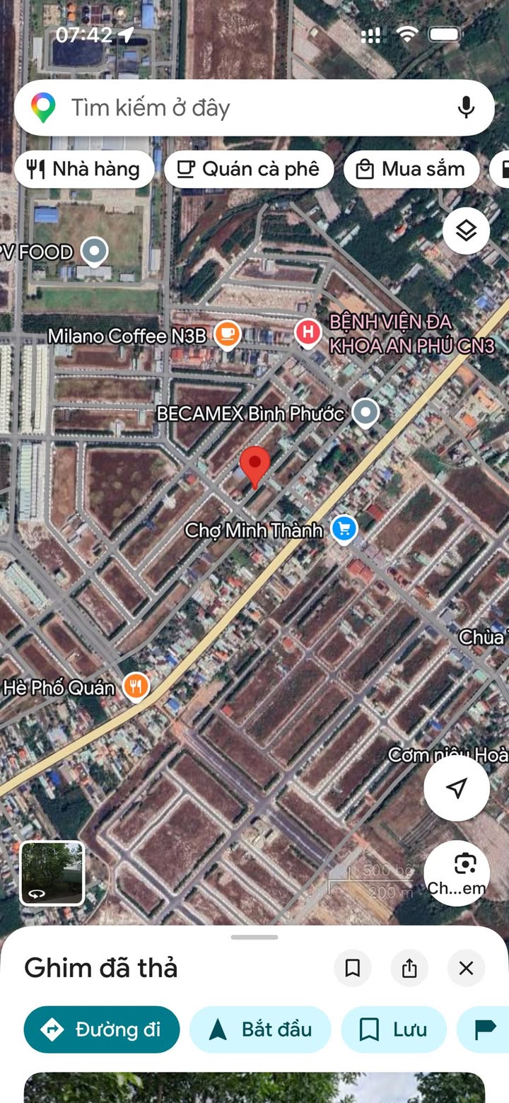 Bán đất thổ cư 300m² đường T18 Chơn Thành - Sổ hồng sẵn, xây nhà/trọ tốt