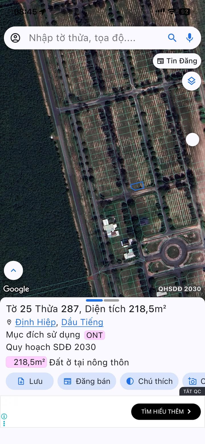 Bán Đất Tái Định Cư Định Hòa, TP. Thủ Dầu Một - 231m² Góc 2 Mặt Tiền, Sổ Hồng Thổ Cư