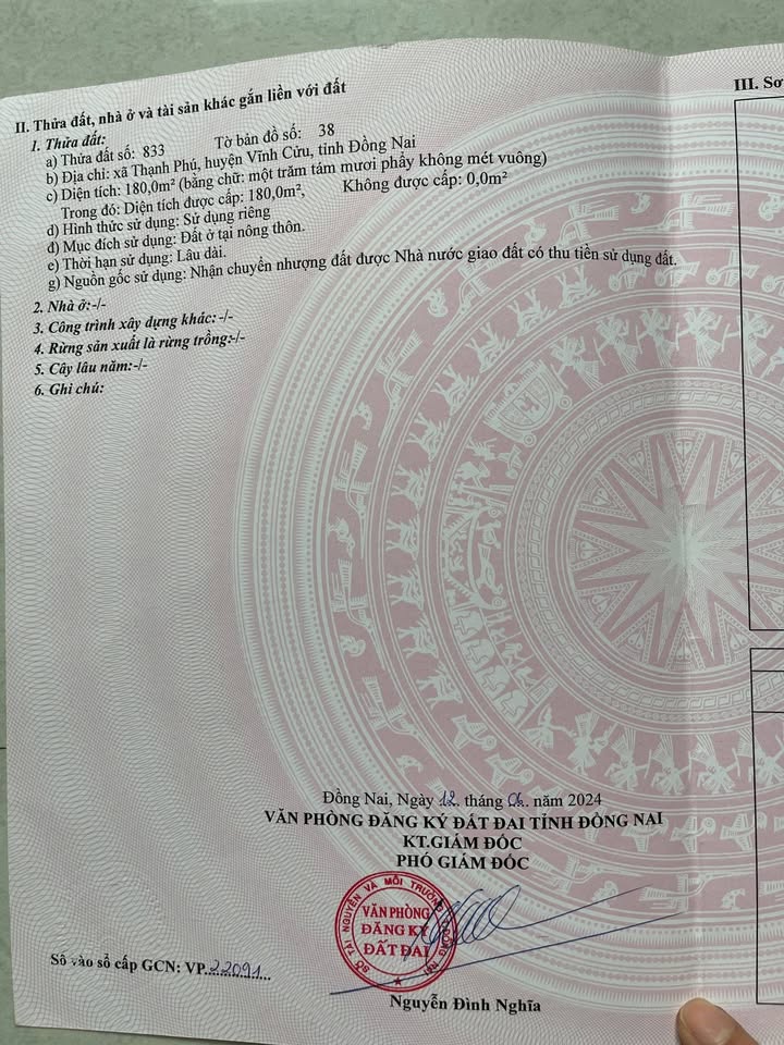 Bán Đất Biệt Thự KDC Lavender 180m² - Tặng Kèm 2 Nhà Cấp 4, Giá 3.8 Tỷ