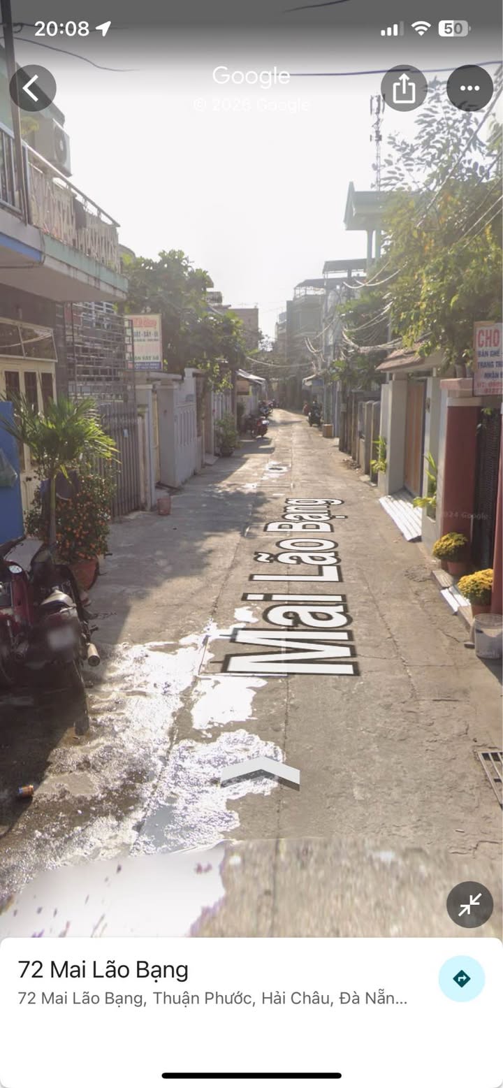 Nhà trọ 73m² Mai Lão Bạng, Hải Châu - Tặng 4 phòng trọ, Giá 4.5 tỷ