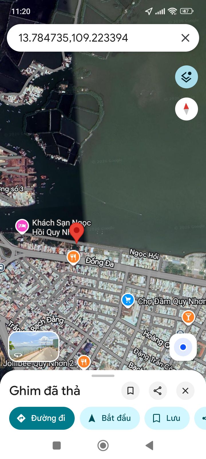 Đất nền mặt tiền Ngọc Hồi, Quy Nhơn - View Đầm Thị Nại & Biển 95m²