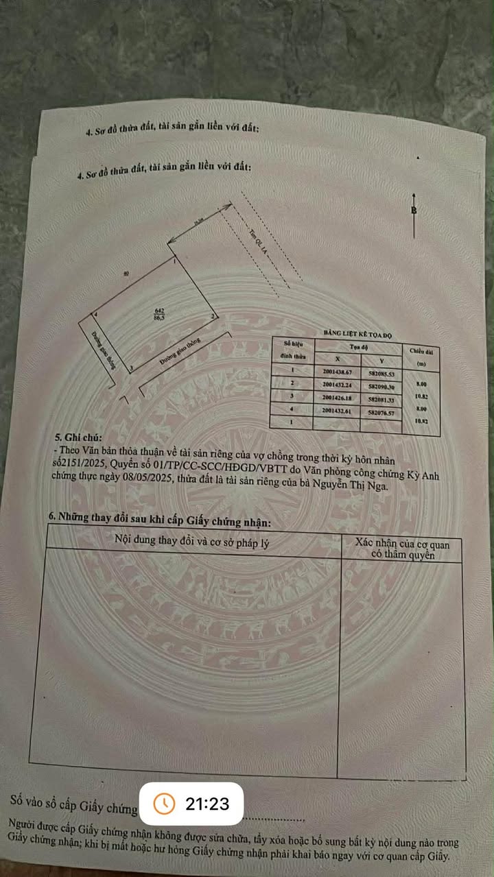 Đất Lô Góc 3 Mặt Tiền Quốc Lộ 1A, Kỳ Anh, Hà Tĩnh - 86m² Giá Tốt