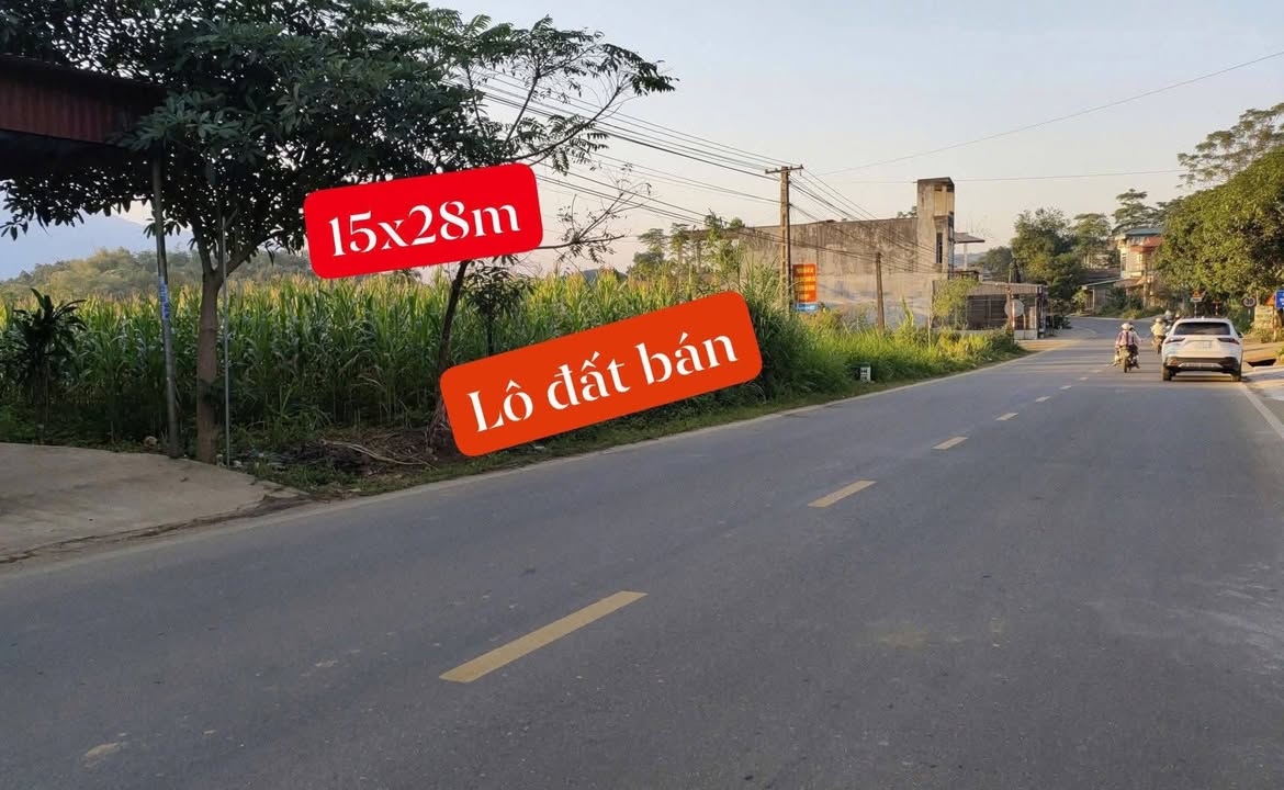 Đất nền Võ Lao, Lào Cai 405m² - Mặt tiền 15m, Kinh doanh đắc lợi