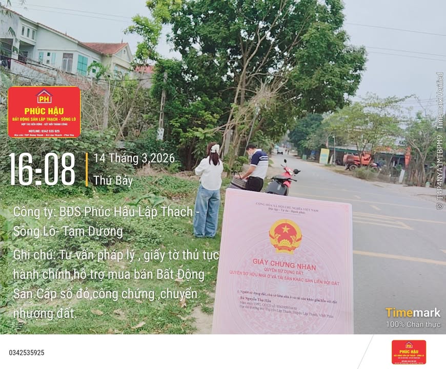 Đất Nền 100m² Sông Lô, Vĩnh Phúc - Sổ Đỏ Sẵn Sàng, Chính Chủ