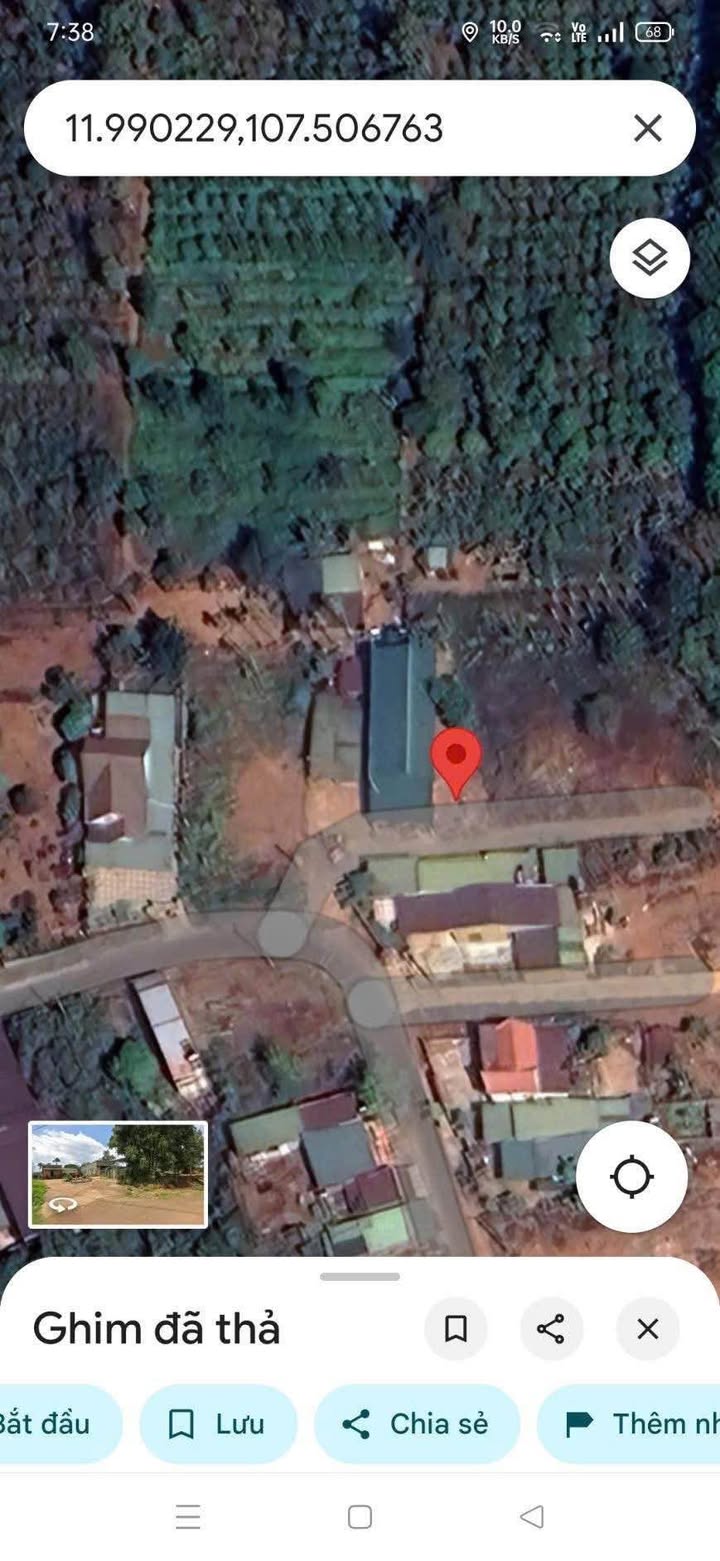 Đất Nền Sổ Hồng 190m² Gần Nhà Thờ Kiến Đức, Bình Phước - Giá Tốt Chỉ 600 Triệu