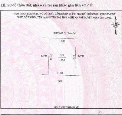 Đất Nền Dự án Thành Thái Thịnh - 169m² Kinh Doanh Sầm Uất, Gần Lê Hồng Phong, TP Vinh