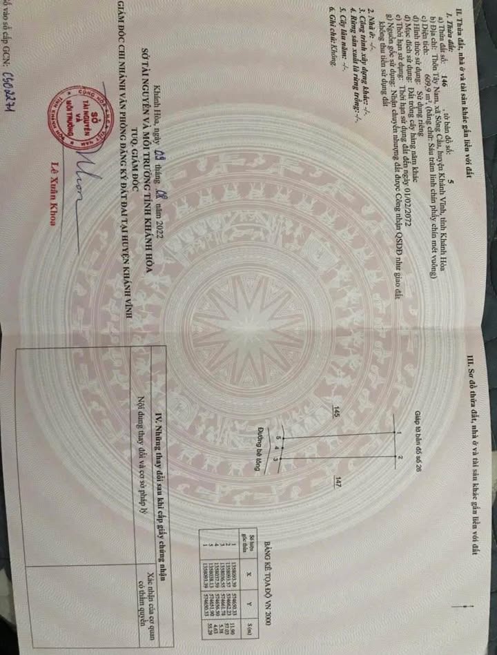 Đất Nền Sông Cầu 609m² - Sổ Đỏ Full Thổ Cư - Giá 390 Triệu