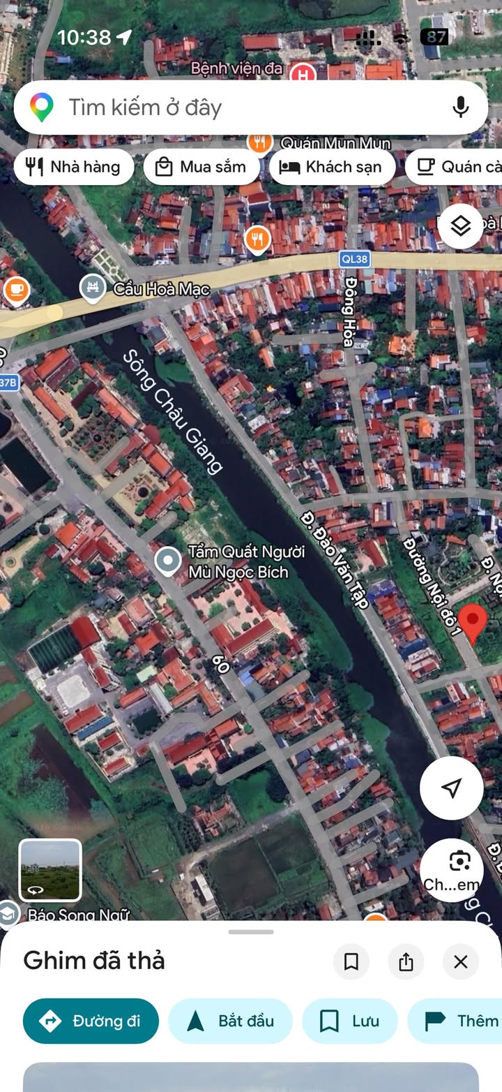 Đất nền 132m² Hòa Mạc, Hà Nam - Sổ đỏ sẵn, giá hơn 2 tỷ