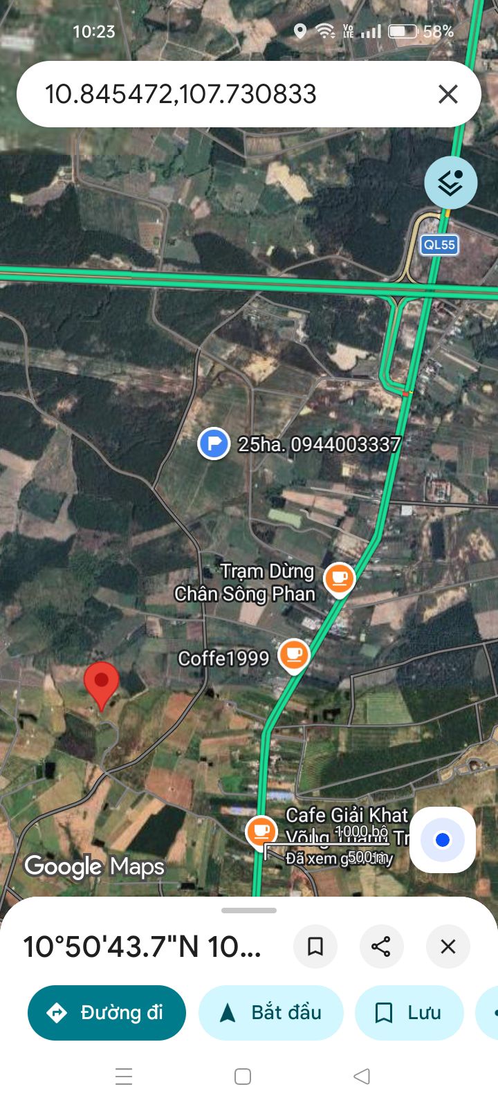 Bán Gấp Vườn Thanh Long Đỏ 6200m² - Tân Nghĩa, Bình Thuận - Giá 1.5 Tỷ