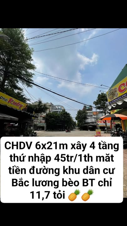 Nhà Mặt Tiền Kinh Doanh 126m², 27 Phòng CHDV - 11.7 Tỷ, Bình Tân