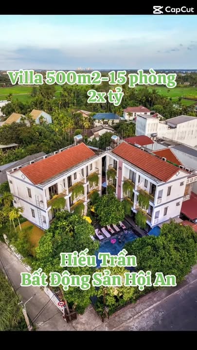 Villa Cẩm Thanh Hội An 500m² - Dòng tiền 70tr/tháng - Đầu tư sinh lời