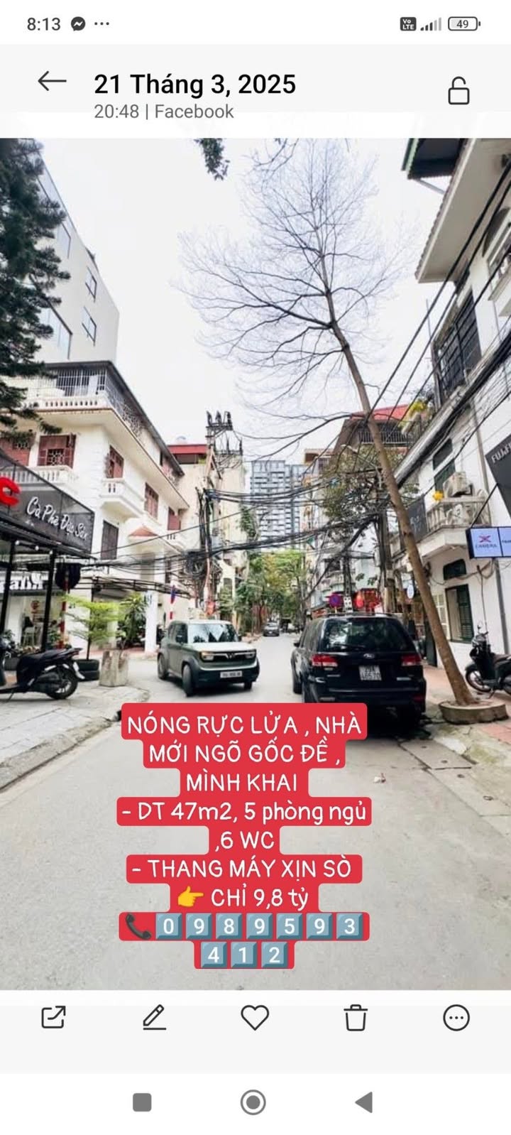 Nhà Ngõ Gốc Đề, Hai Bà Trưng - 47m² Sẵn Sàng Vào Ở