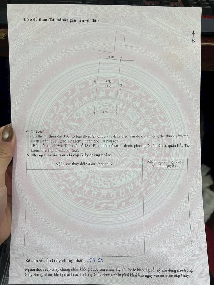 Đất Nền Phạm Văn Đồng Xuân Đỉnh 54m² - Sổ Đỏ Vuông Vắn, Giá Đầu Tư