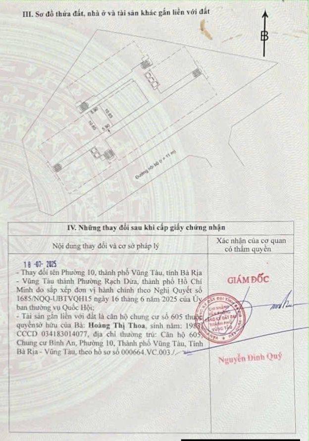 Bán Căn hộ Chung cư Bình An 62.6m² - Giá 2.55 tỷ