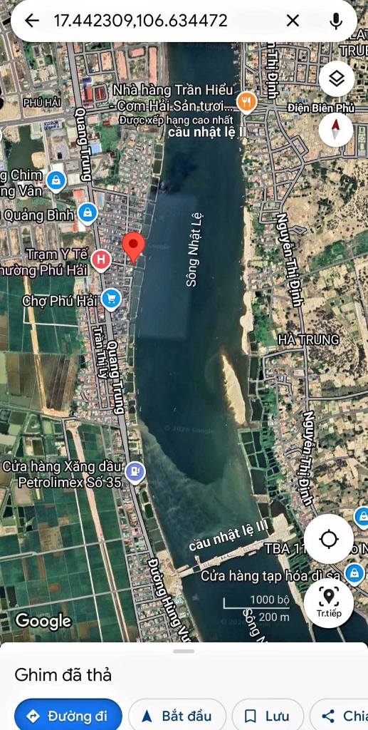 Đất nền 370m² Bờ kè Nhật Lệ (Đồng Hới) - Hướng Đông, Giá Tốt Đầu Tư