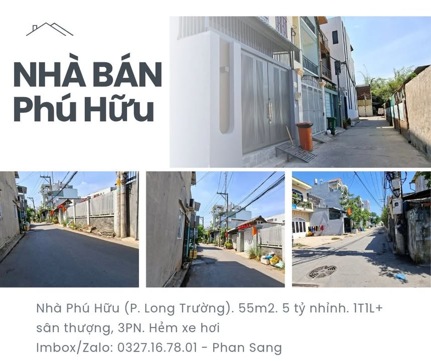 Nhà 3PN 55m² Hẻm Xe Hơi Nguyễn Duy Trinh, TP. Thủ Đức - 5 Tỷ