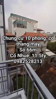 Chung cư 66m² Cổ Nhuế - 10PN, Thang Máy, 11.5 Tỷ, Dòng Tiền 50 Triệu/Tháng