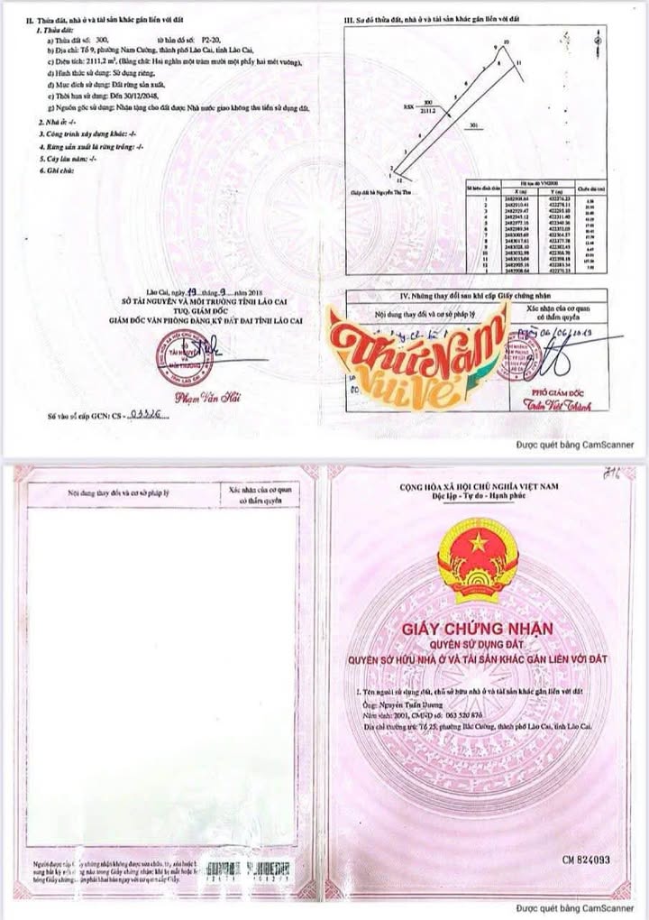 Bán Gấp Đất Rừng Sản Xuất 2111m² Cam Đường, Lào Cai - Giá Tốt