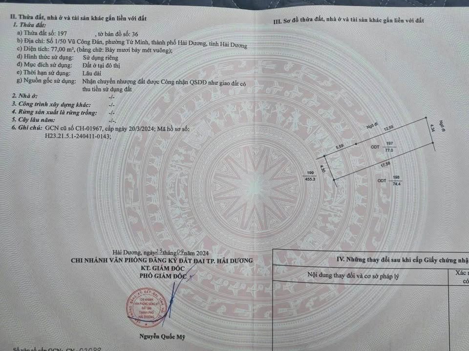 Bán gấp nhà trọ 77m² Vũ Công Đán, TP Hải Dương - Sẵn thu nhập