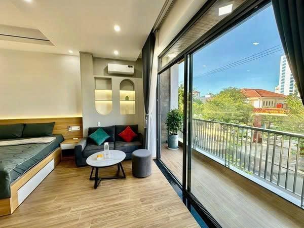 Cho thuê căn hộ 1PN 45m² Đà Nẵng - Đầy đủ nội thất, chỉ 18 triệu/tháng