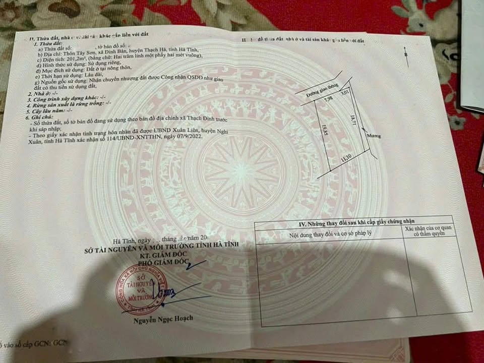 Đất Nền Thạch Khê, Hà Tĩnh - 201m² Giá Tốt, View Sông