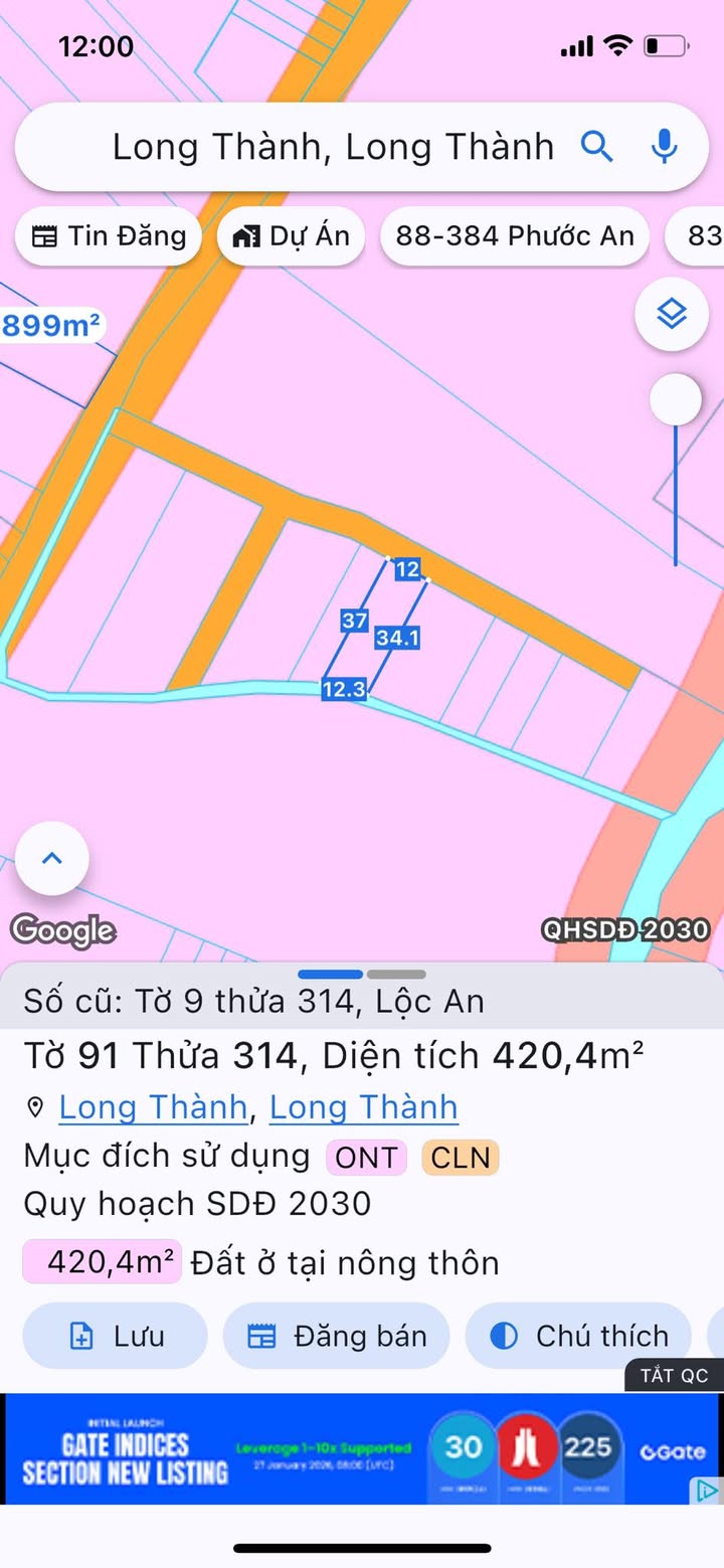 Bán đất Lộc An 120m² sổ riêng - Sẵn sàng xây nhà