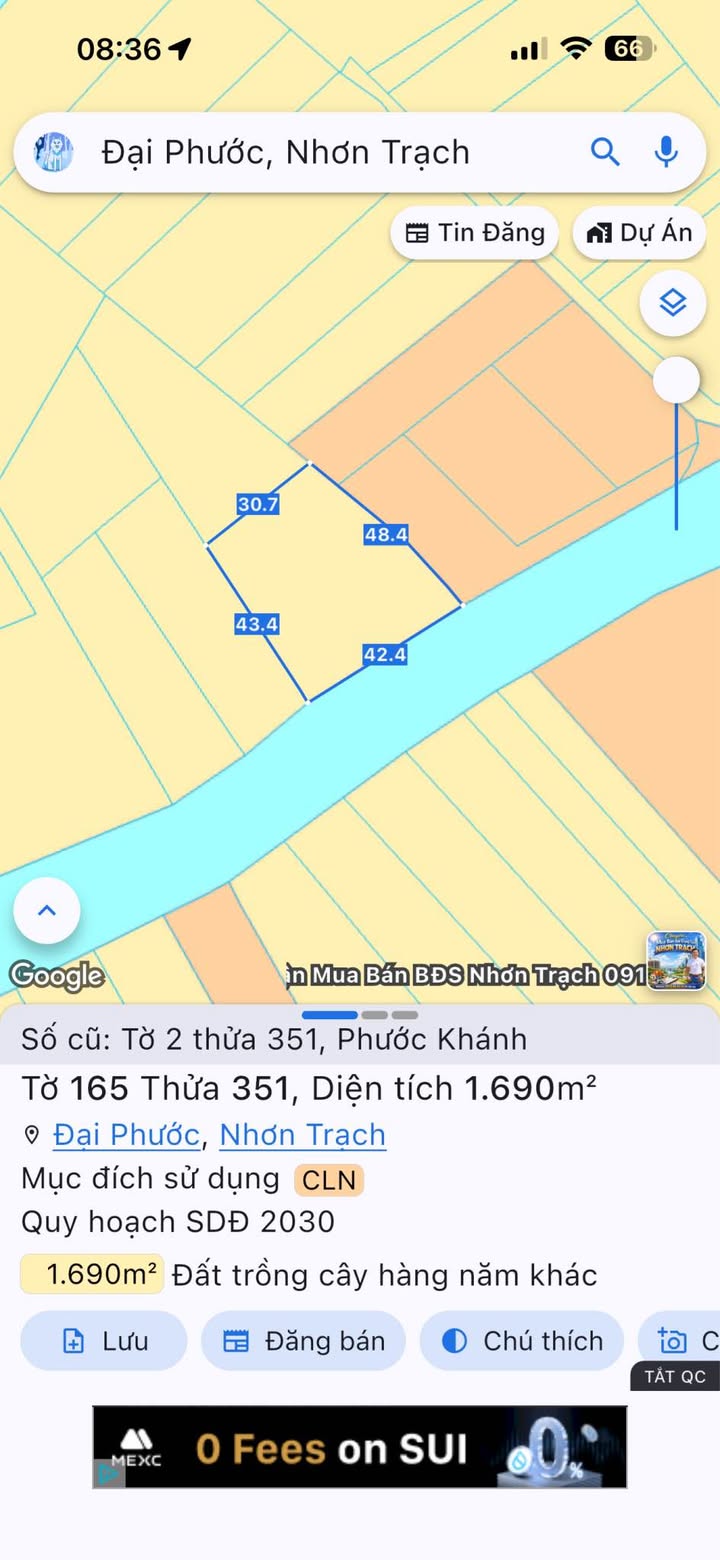 Đất Vàng Đồng Nai 1690m² - Sổ Đỏ Rõ Ràng, Giá Đầu Tư 3.5 Triệu/m²