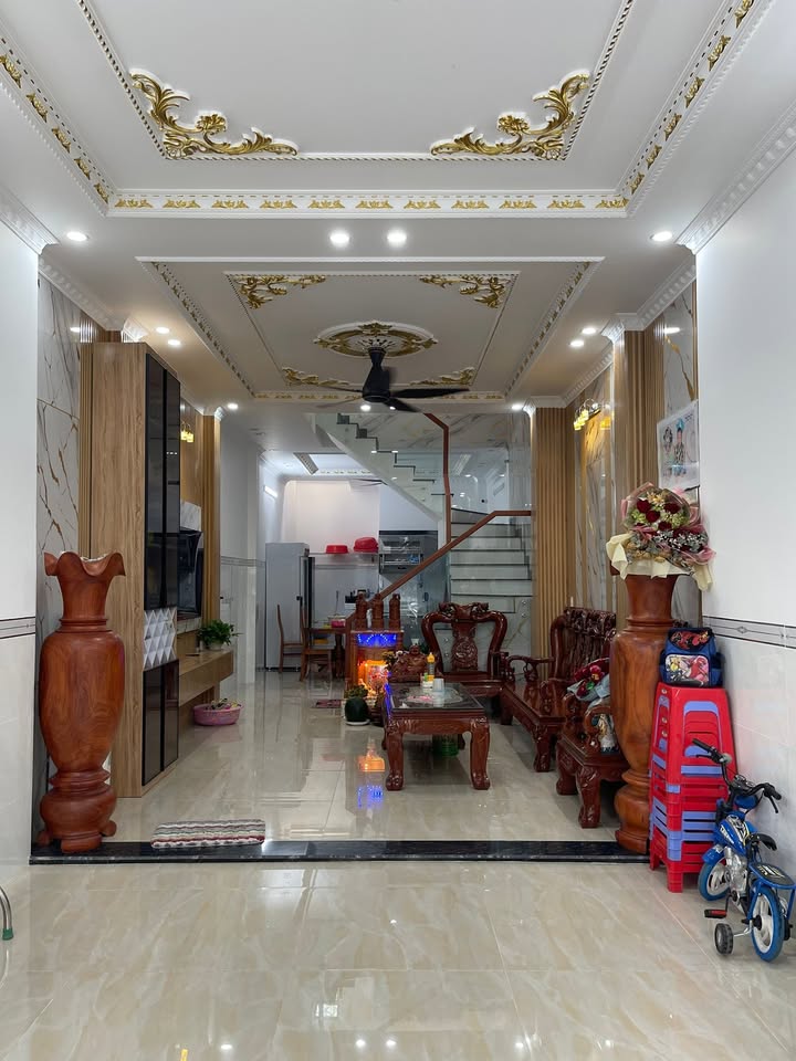 Nhà 3 Tầng Mặt Tiền Đường Thông Thuận An - Kinh Doanh Đa Ngành 74m²