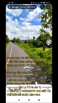 Đất nền Gò Dầu, Tây Ninh: 275m² mặt tiền TL782, giá 1.6 tỷ/lô