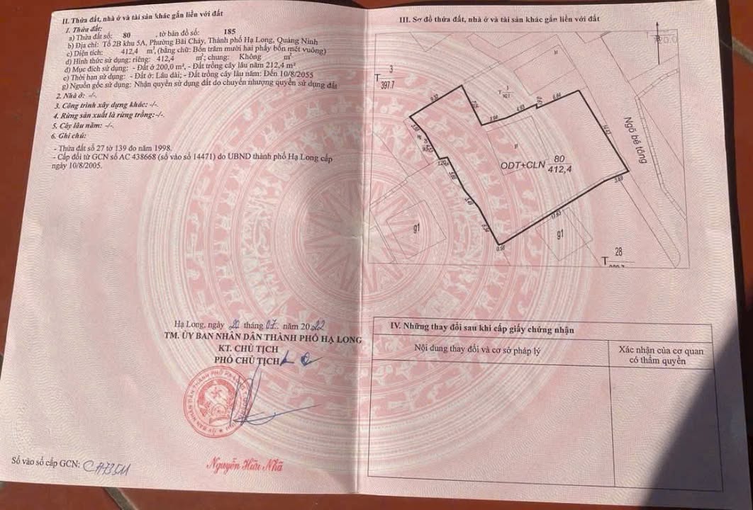 Đất Vàng Bãi Cháy - Hạ Long 412m²: Cơ Hội Đầu Tư Cắt Lỗ 6.x Tỷ