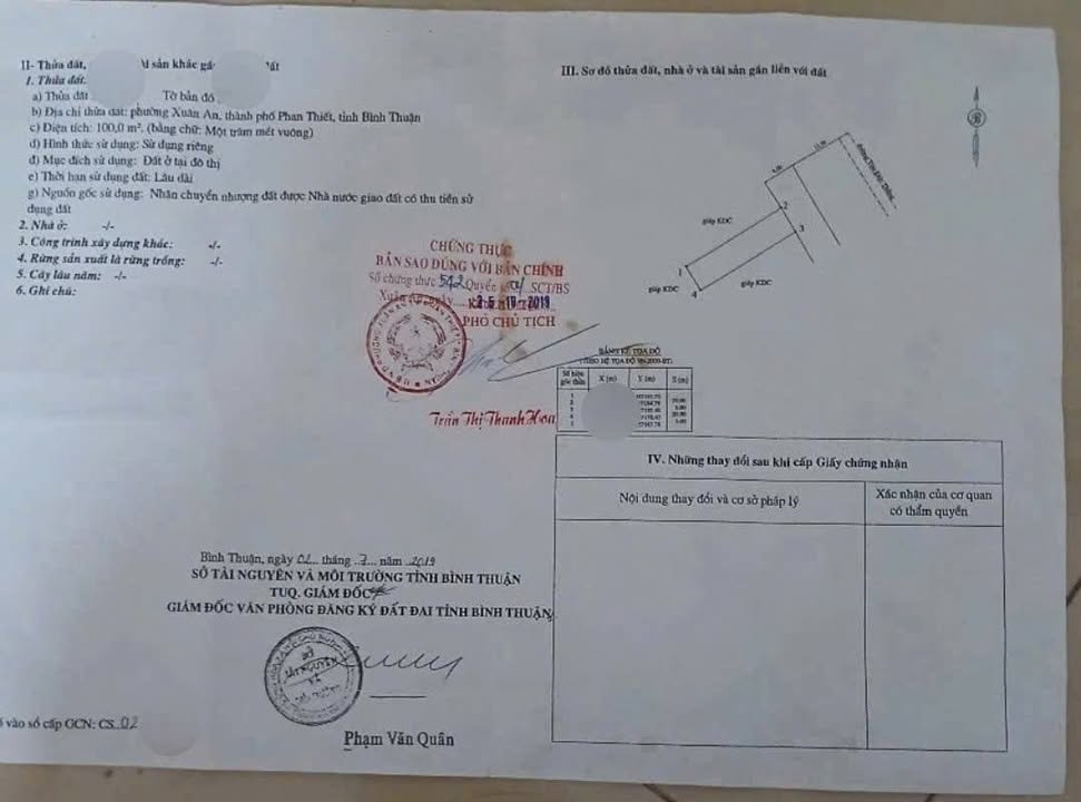 Đất Thổ Cư Mặt Tiền Tôn Đức Thắng, Phan Thiết 100m² - Giá 5.8 Tỷ