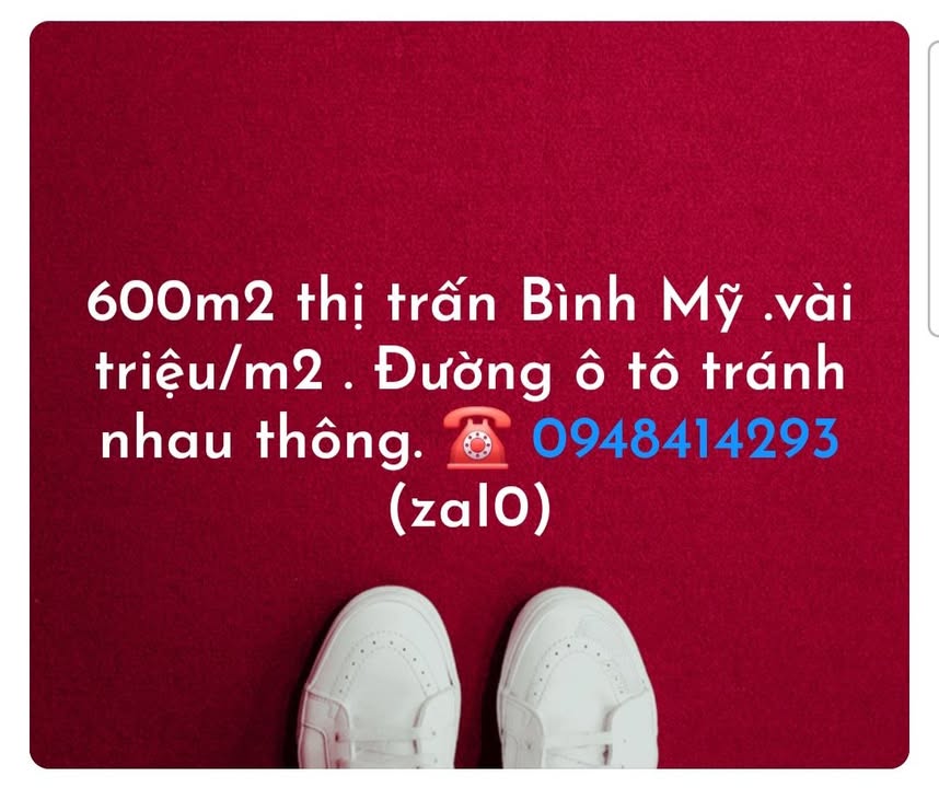 Đất nền Củ Chi 600m² - Đường ô tô tránh, giá tốt