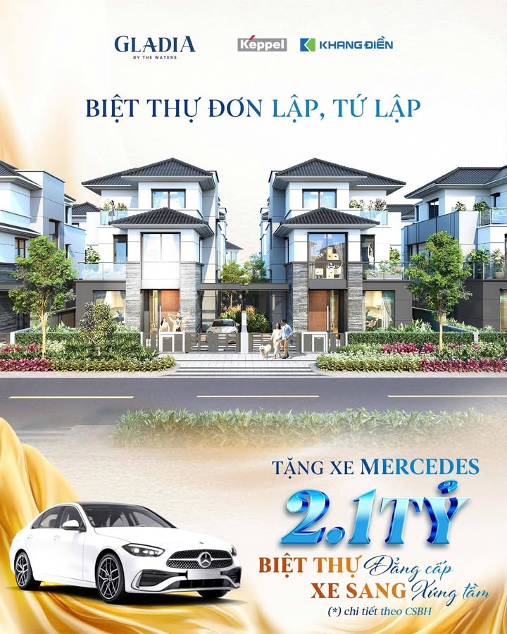 Gladia by the Waters Thủ Đức - Townhouse Sổ Hồng Sẵn Sàng, Đầu Tư Sinh Lời