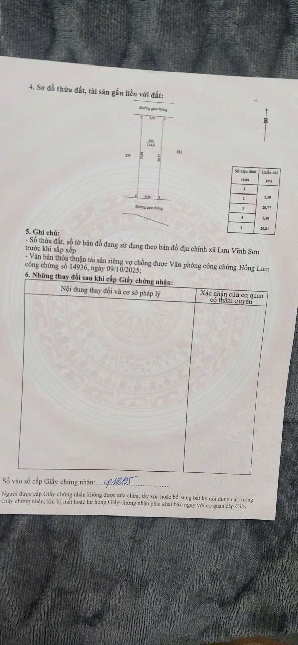 Bán Đất Vĩnh Cát 114m² Hướng Nam - Cơ Hội Đầu Tư Sinh Lời