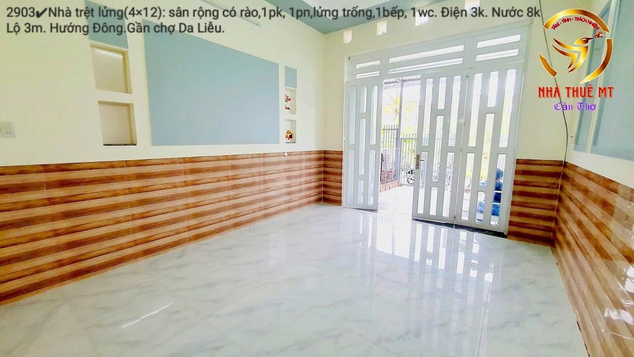 Nhà Ngay Trung Tâm Cần Thơ - 48m² Có Sân Đậu Xe Hơi - Giá 4.5 Triệu/Tháng