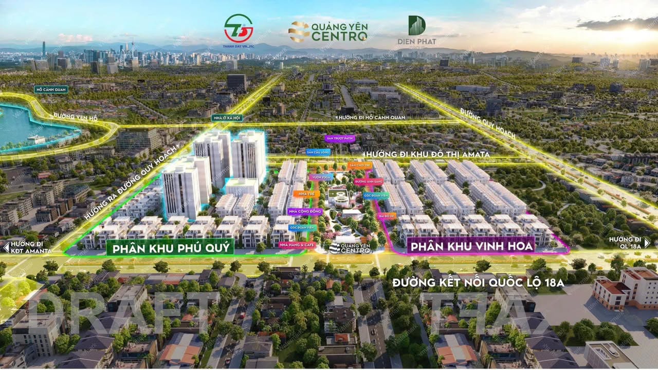 Shophouse Quảng Yên Centro 85m² - Đầu tư tích sản 3 tỷ