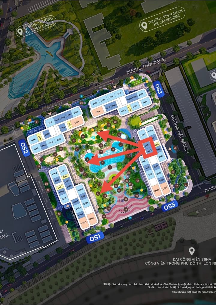 Căn hộ 1PN+ Vinhomes Grand Park 54m² view hồ bơi - Giá 4 tỷ