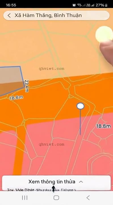 Đất nền Hàm Thắng, Bình Thuận 720m² - Mặt tiền đường tránh QL1A