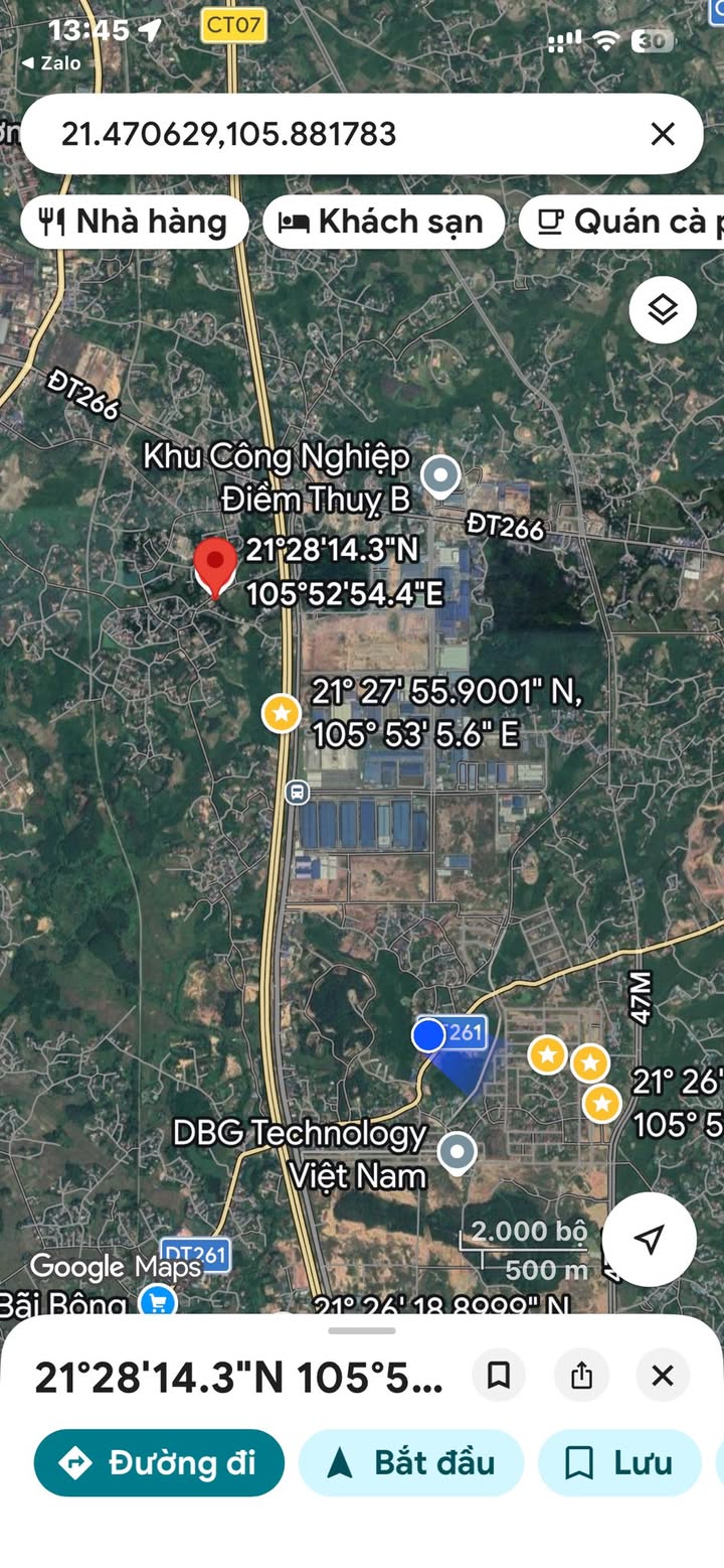 Đất Nền Phú Bình 213m² Sổ Đỏ 100m² Thổ Cư - Giá Đầu Tư 1.45 Tỷ