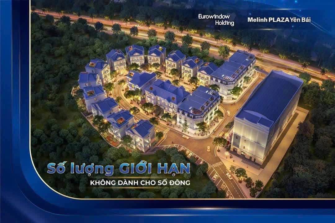 Biệt thự song lập Melinh Plaza Yên Bái 179m² - Sổ đỏ lâu dài, giá 9 tỷ