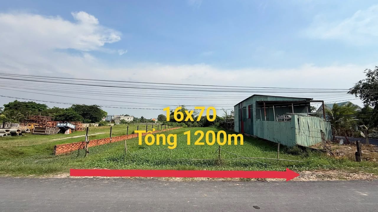 Đất Mặt Tiền Đức Hòa 1190m² Sổ Riêng - Giá 6.8 Tỷ Kinh Doanh Đa Ngành