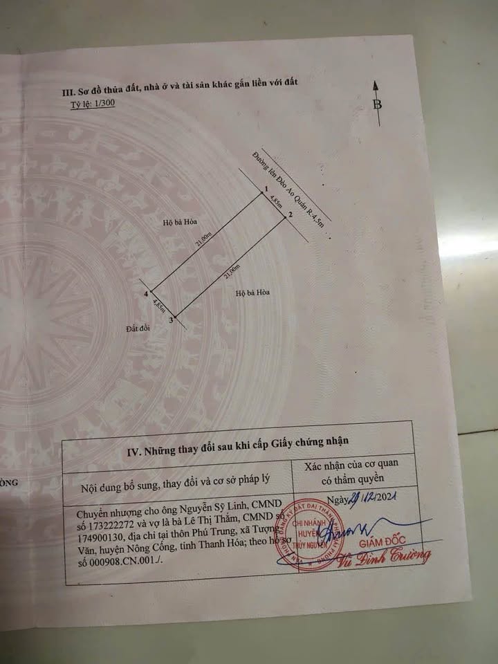 Đất nền 101m² Lưu Kiếm, Thủy Nguyên - Giá hơn 400 triệu, vuông vắn