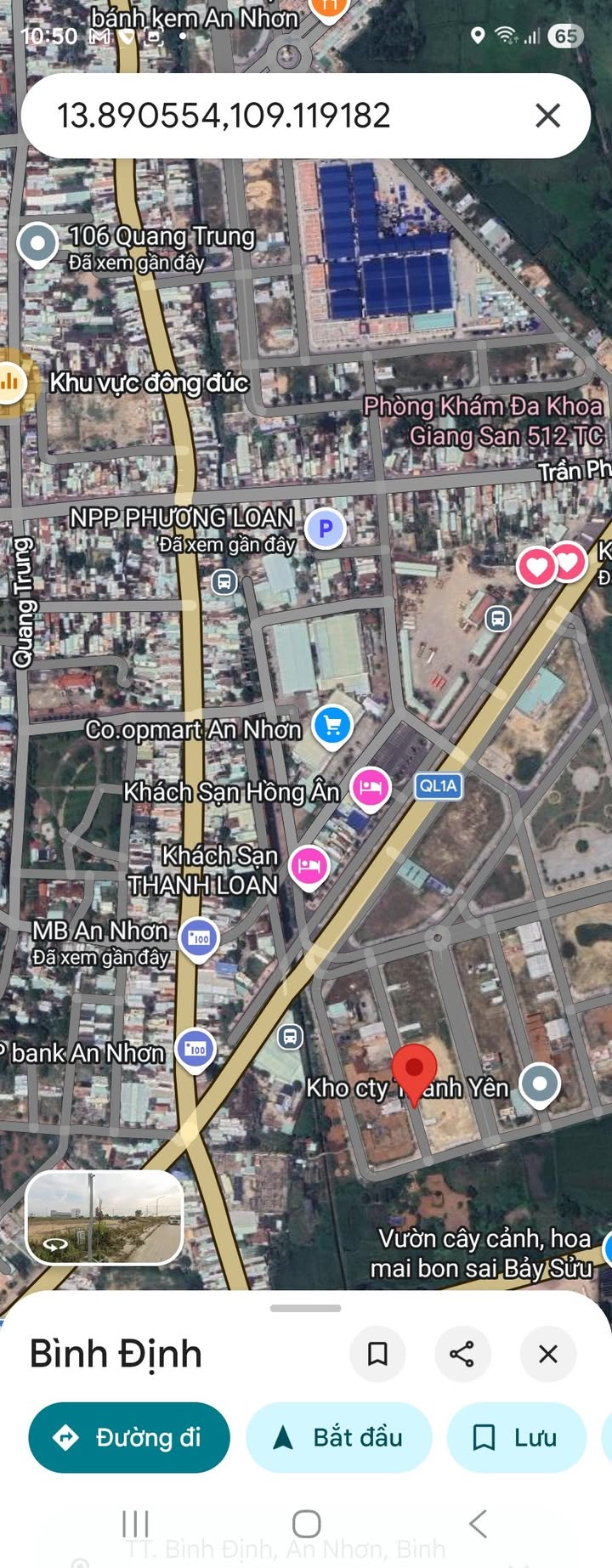 Đất nền An Nhơn 90m² - Sổ đỏ sẵn, đối diện Coopmart