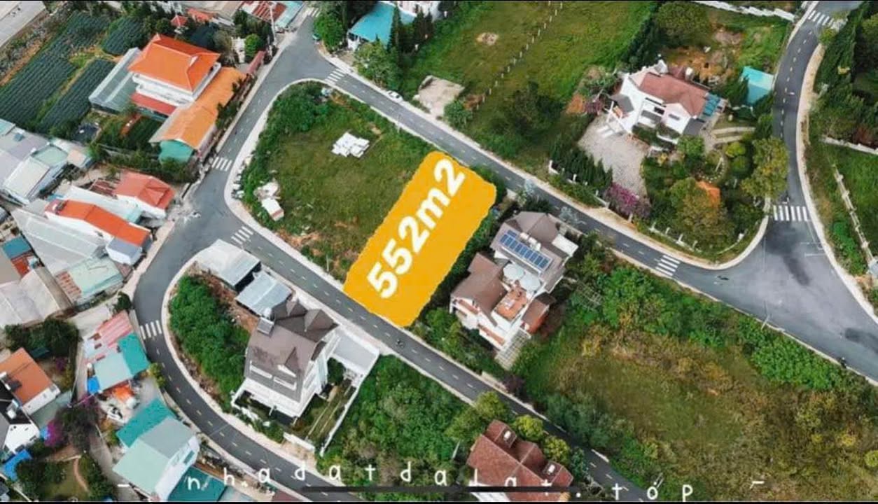 Đất Nền Biệt Thự Đồi Huy Hoàng, Đà Lạt - 552m², 2 Mặt Tiền, View Đẹp