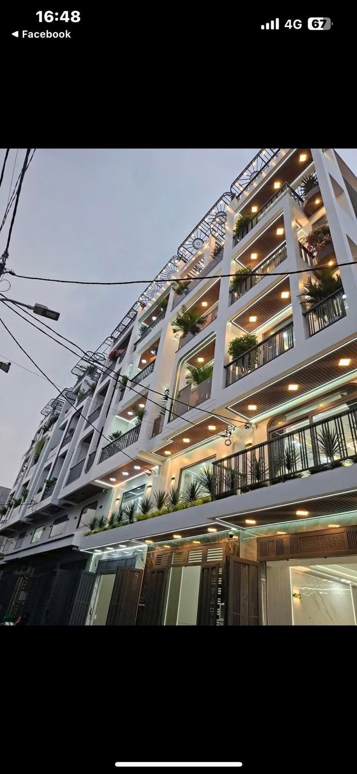 Cho Thuê Nhà Phố Liền Kề Quận 12 - 80m², 5 Tầng - Giá 20 Triệu