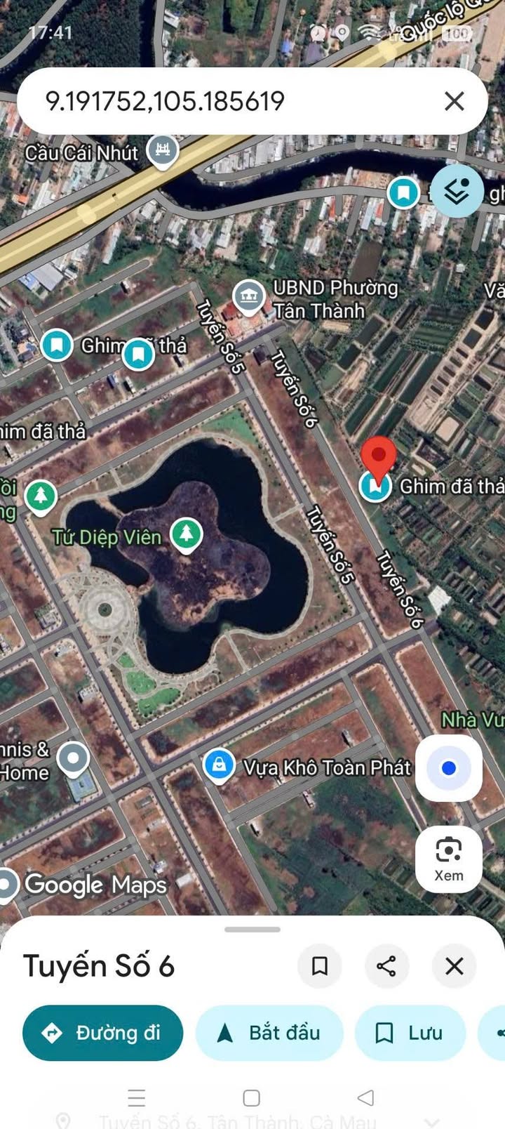 Đất Vườn 3973m² Giá 3.2 Tỷ - Ngay Happy Home Cà Mau, Sẵn Sàng Nghỉ Dưỡng