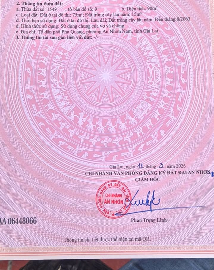 Đất nền Quy Nhơn 90m² sổ hồng sẵn - Giá đầu tư 400 triệu