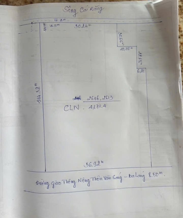 Đất Vườn Cần Thơ 4171m² - Sổ Cây Lâu Năm, View Sông & Lộ